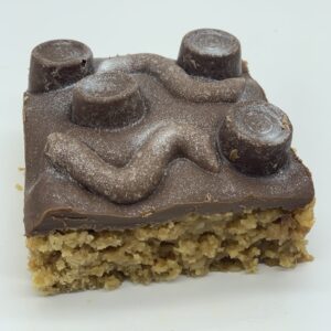 Rolo and Curly Wurly Flapjack Slice
